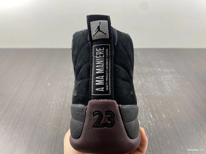 Cheap TB Maniere Ma Black Jordan Retro 12 DV6989-001 A 0730